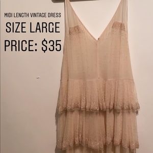 Vintage midi length dress
